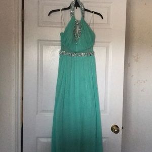 Turquoise dress
